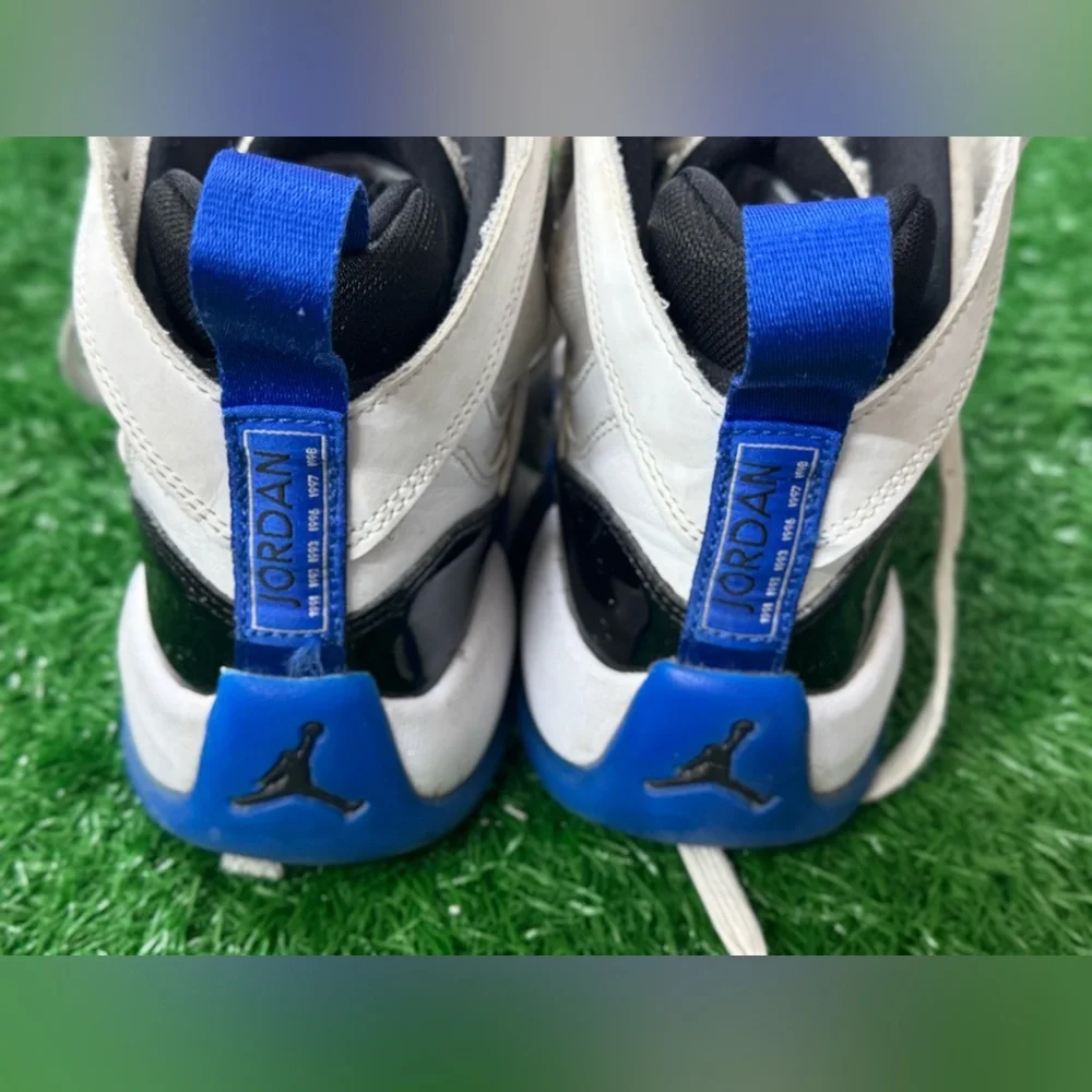 NIKE Jumpman Two Trey Big Kids' Shoes Grade School DQ8431-140 (White/G),Size 5.5